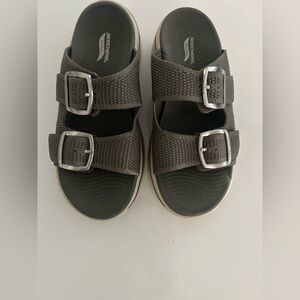 Skechers Knit Look Buckle Sandals